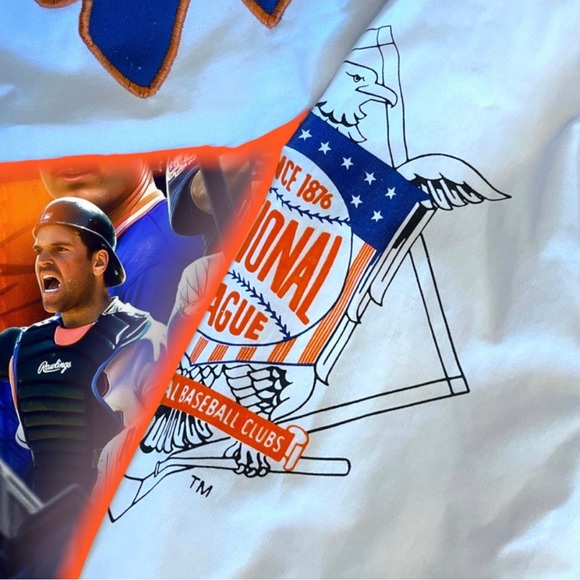 💎ViNTaGe 💎NeW YoRK MeTs ⚾️ BiG LoGo STaRTeR ⭐️ PuLLoVeR JaCKet and Hat🧢🧥 - Picture 10 of 10